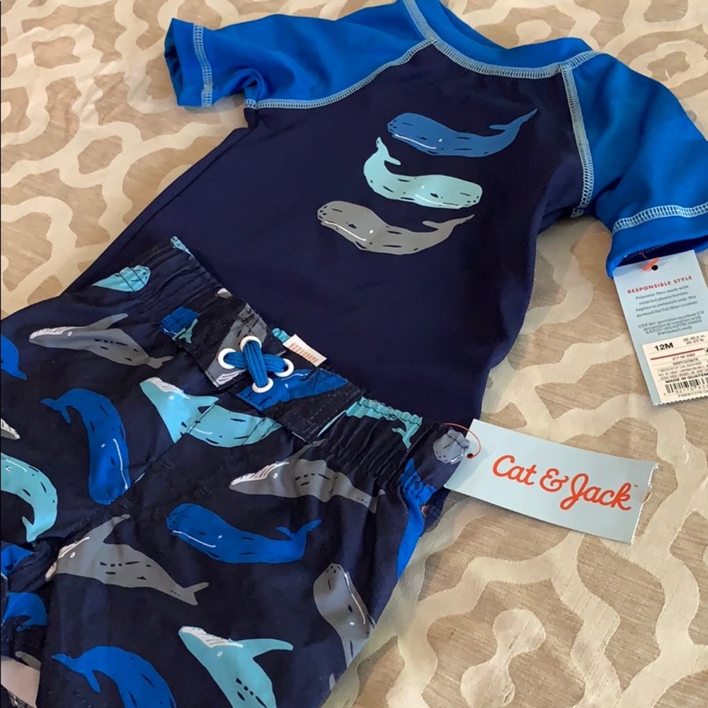 *{BRAND NEW}* 12M Boys Swim Set